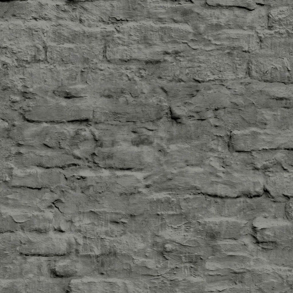 118306 - Contemporary Brick Wallpaper - Grey - Next