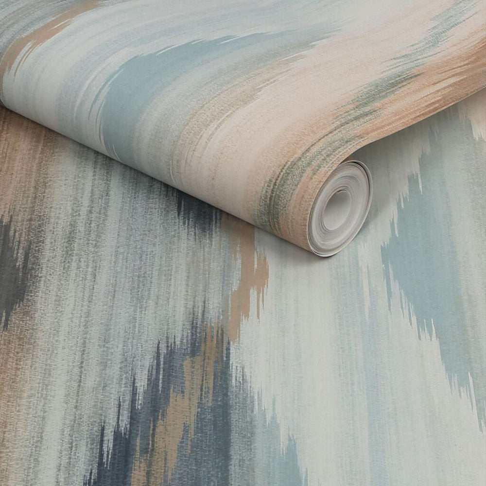 118316 - Abstract Ikat Wallpaper - Orange - Next