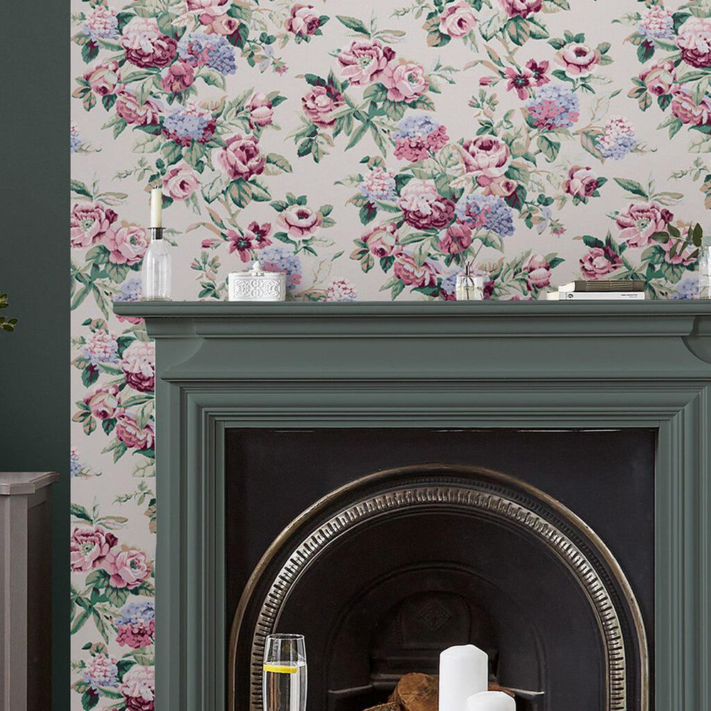 118469 - Pembrey Wallpaper - Hazelnut - Laura Ashley