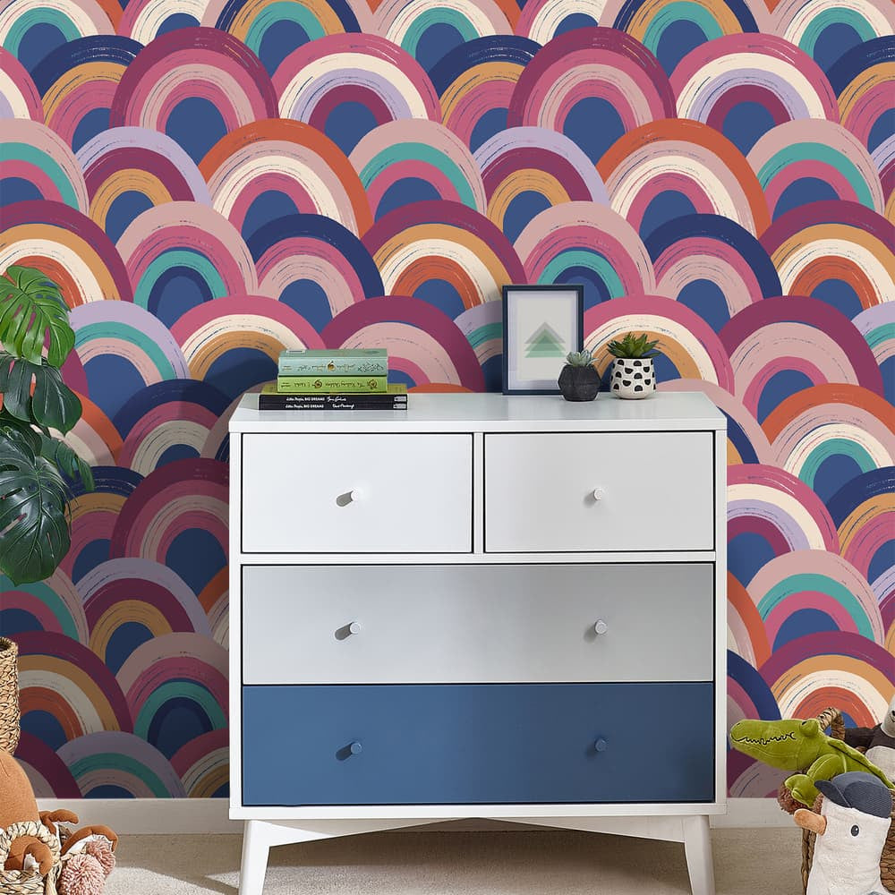 122391 - Abstract Rainbow Wallpaper - Brights - Next