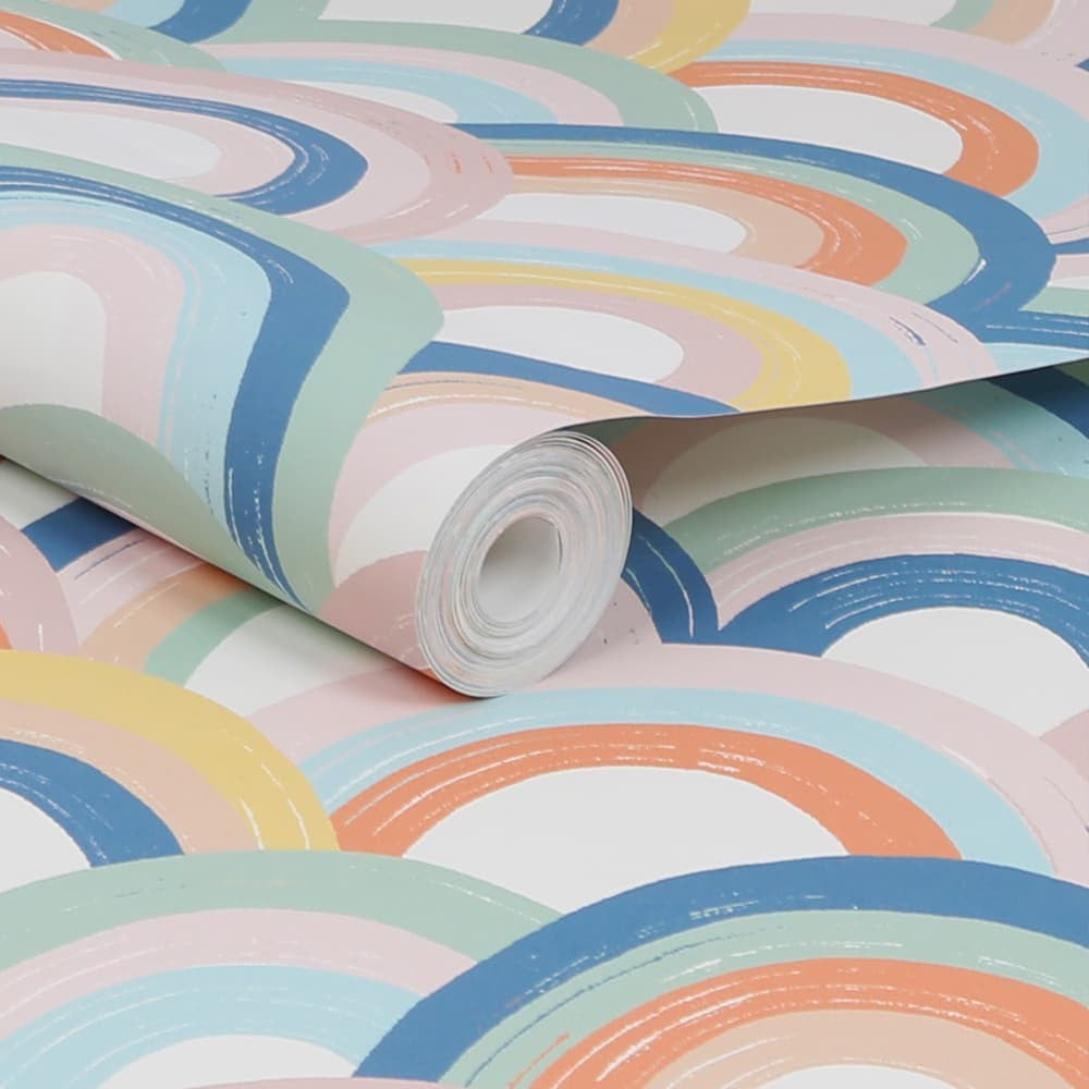 122392 - Abstract Rainbow Wallpaper - Pastel - Next