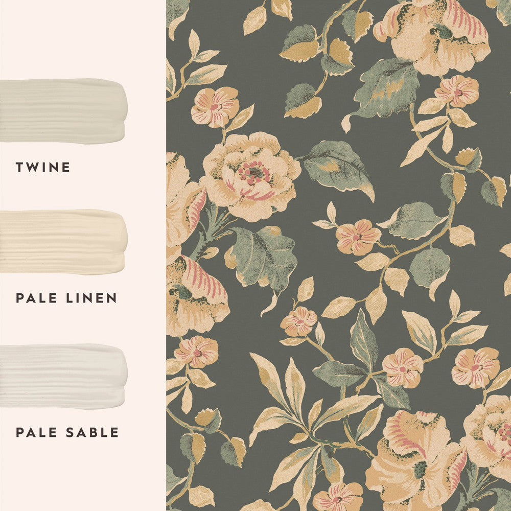 127396 - Alyworth Trail Wallpaper - Fern - Laura Ashley