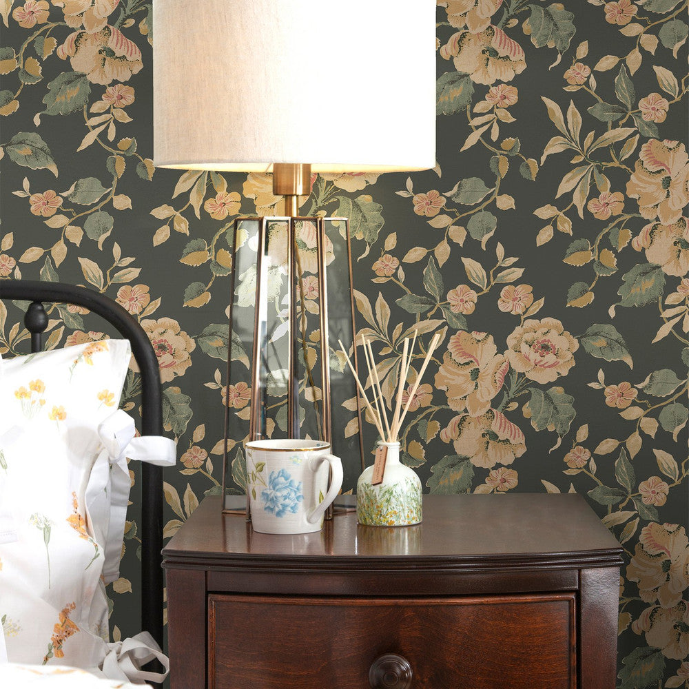 127396 - Alyworth Trail Wallpaper - Fern - Laura Ashley
