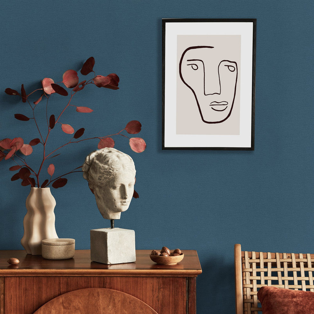 127634 - Amour Wallpaper - Navy - Superfresco Easy