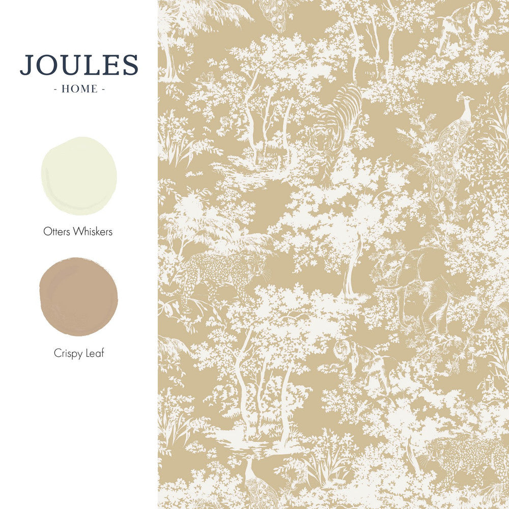 128947 - Animal Forest Wallpaper - Gold - Joules
