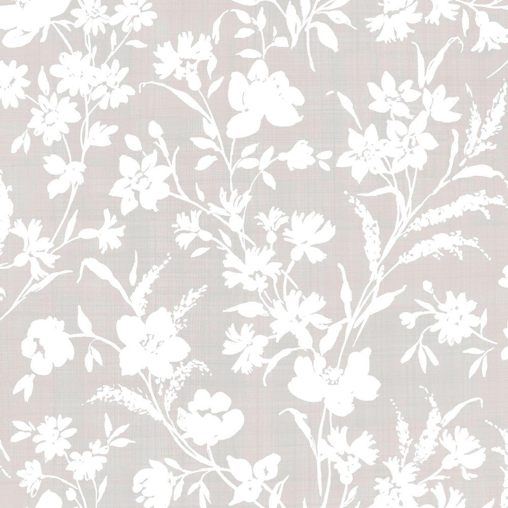 130110 - Rye Wallpaper - Dove Grey - Laura Ashley