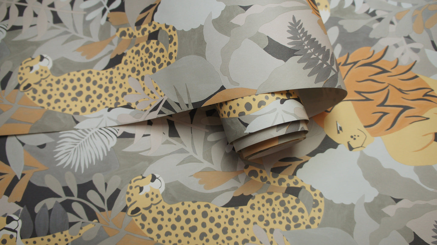 13072 - Animal Kingdom Wallpaper - Neutral - Holden Decor