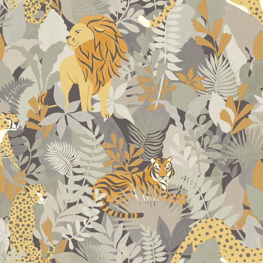 13072 - Animal Kingdom Wallpaper - Neutral - Holden Decor