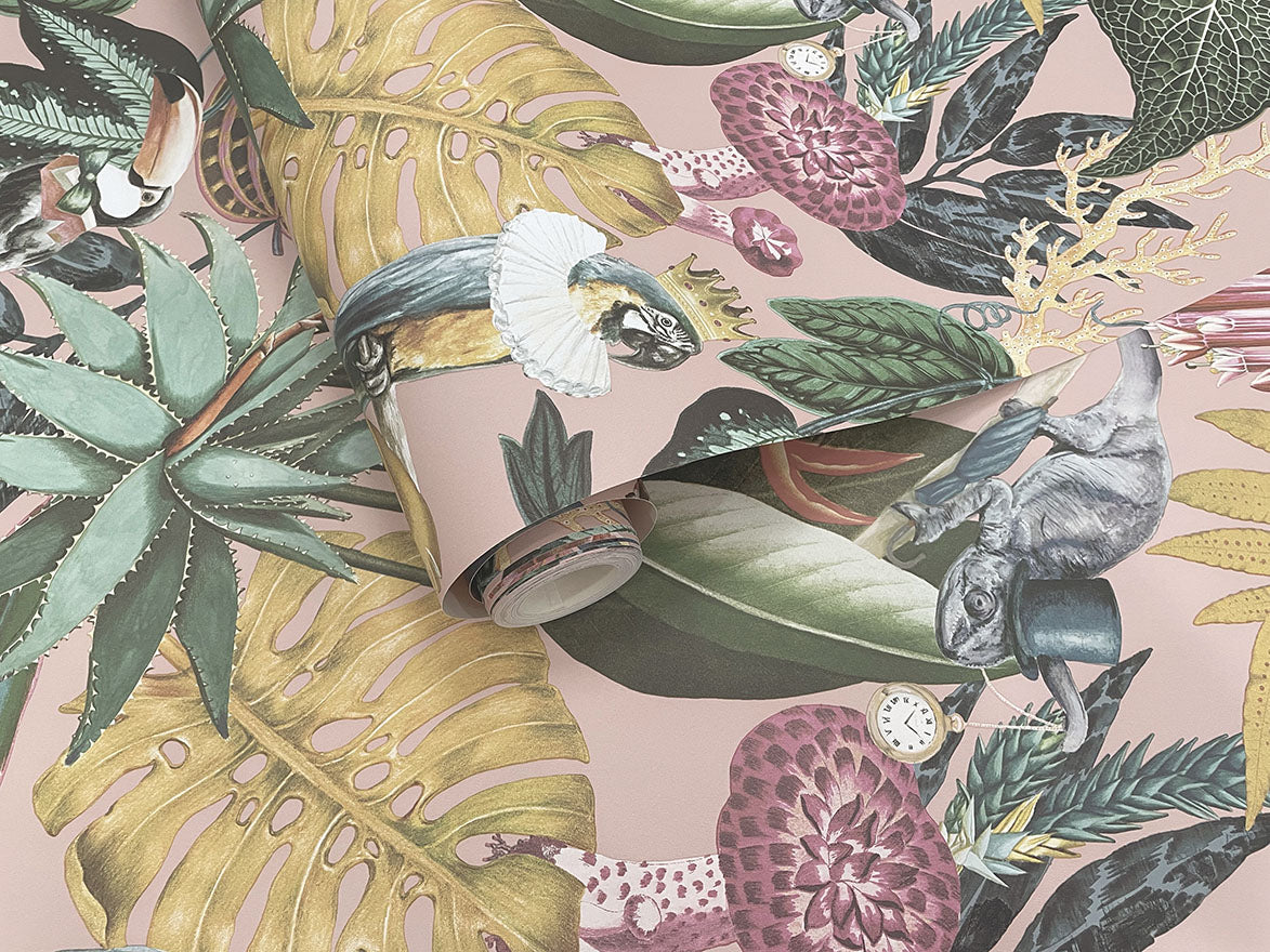 13400 - Wonderland Wallpaper - Blush - Holden Decor
