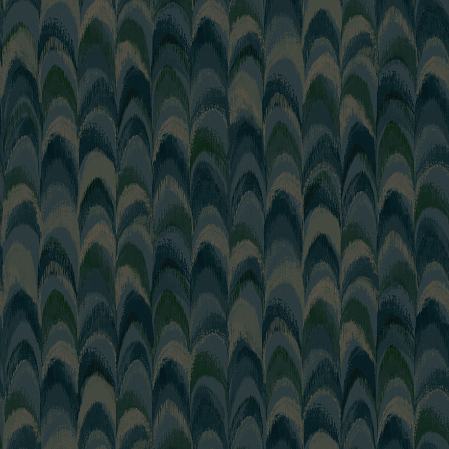 36132 - Ruba Wallpaper - Teal - Holden Decor