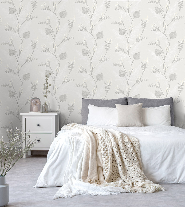 36250 - Amarante Wallpaper - Dove - Holden Decor