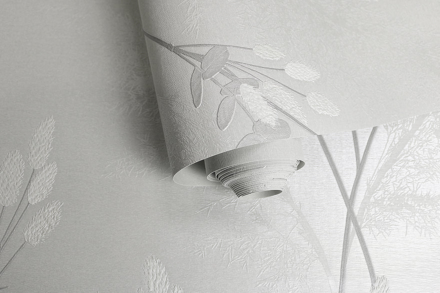 36251 - Amarante Wallpaper - Grey - Holden Decor