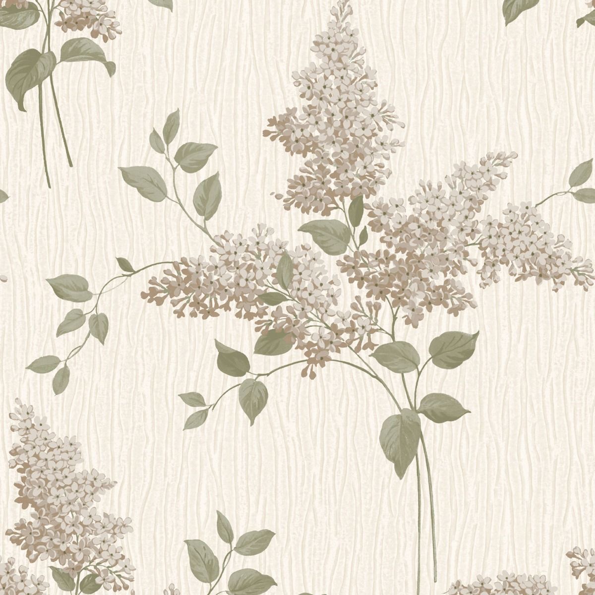 41340 - Tiffany Fiore Textured Vinyl Wallpaper - Sage - Belgravia
