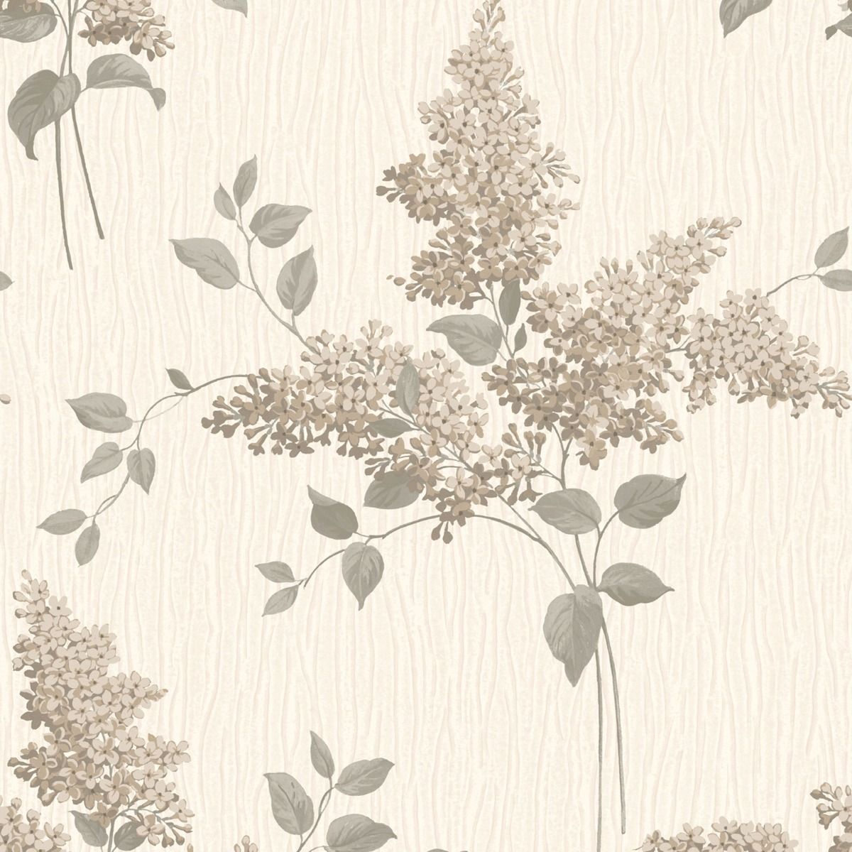 41341 - Tiffany Fiore Textured Vinyl Wallpaper - Charcoal - Belgravia