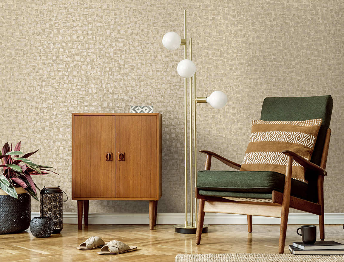 66191 - Valora Wallpaper - Cream - Holden Decor