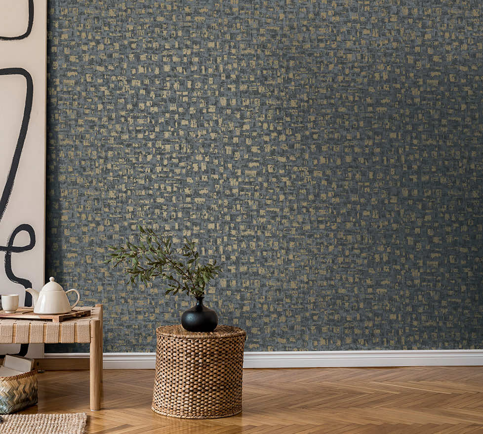 66193 - Valora Wallpaper - Blue - Holden Decor