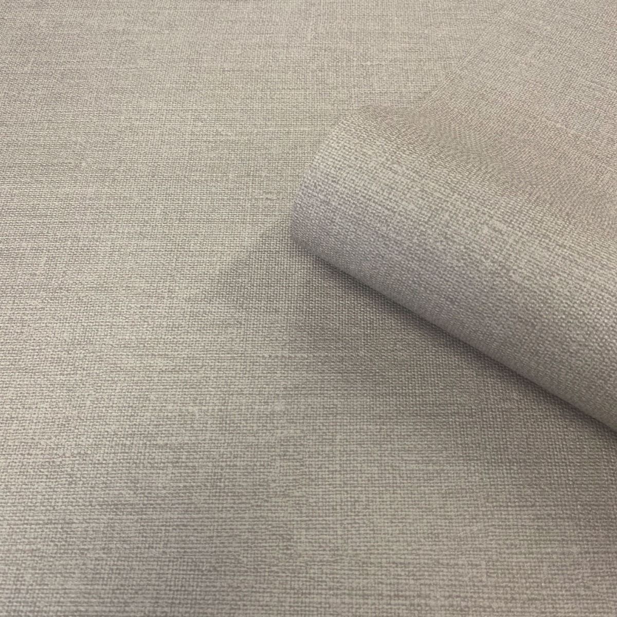 7164 - Carmella Plain Textured Vinyl Wallpaper - Grey - Belgravia