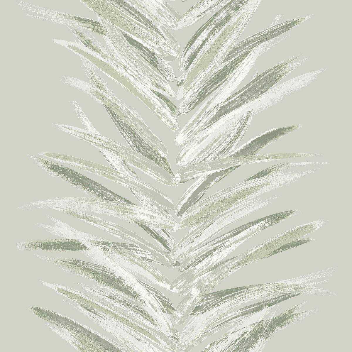 Dhara Leaf Wallpaper - Olive - Muriva
