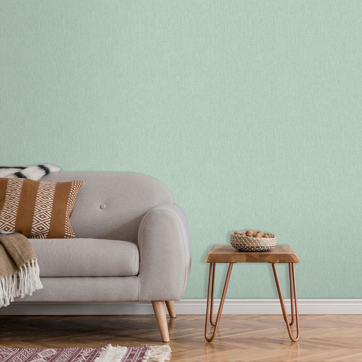 Eden Eris Texture Wallpaper - Mint - Muriva