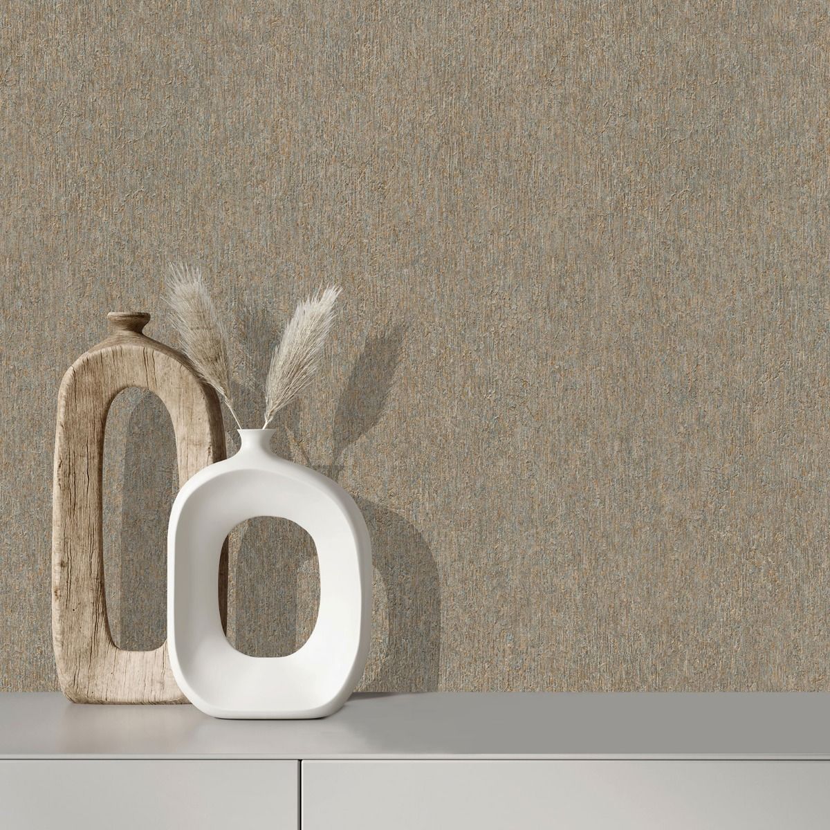 Eden Firth Texture Wallpaper - Patina - Muriva