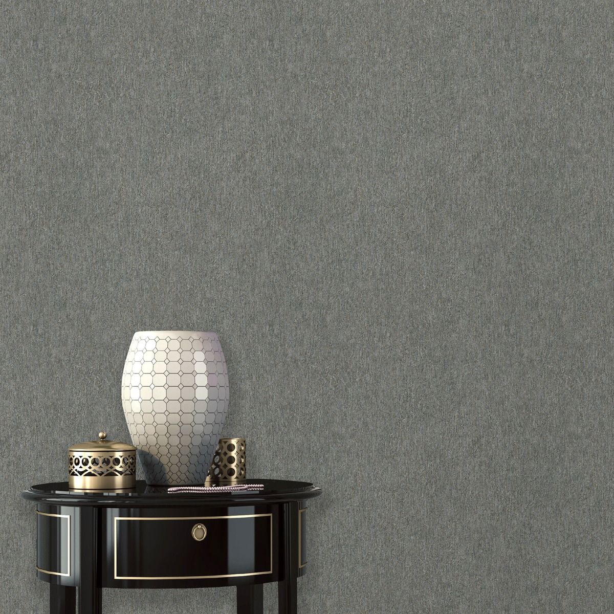Eden Firth Texture Wallpaper - Slate - Muriva