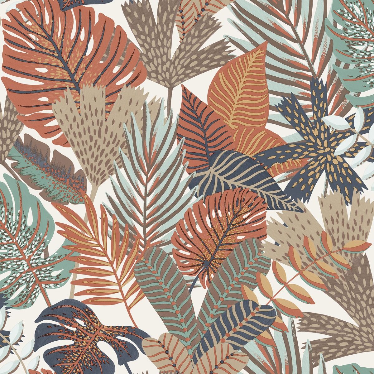 Eden Khasi Jungle Wallpaper - Sand - Muriva