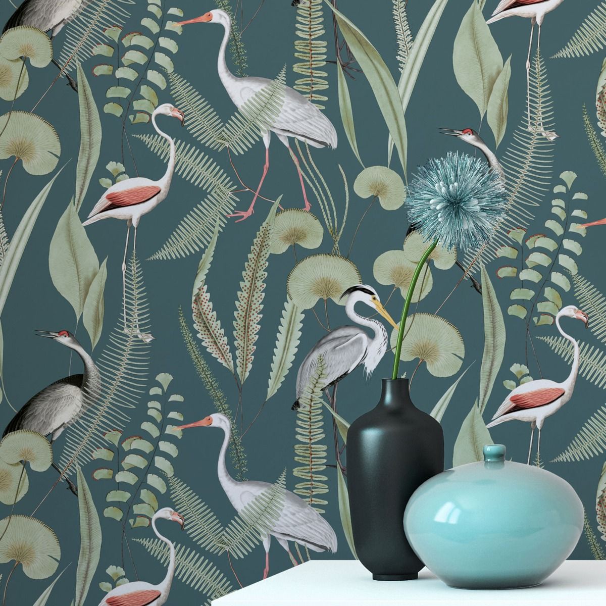 Eden Kivu Wallpaper - Green - Muriva