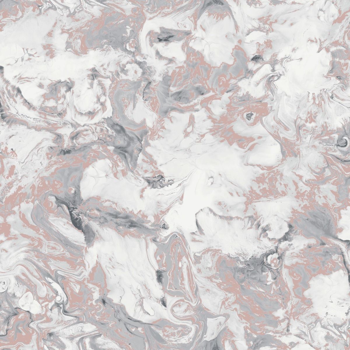 Elixir Marble Wallpaper - Rose Gold / Grey - Muriva