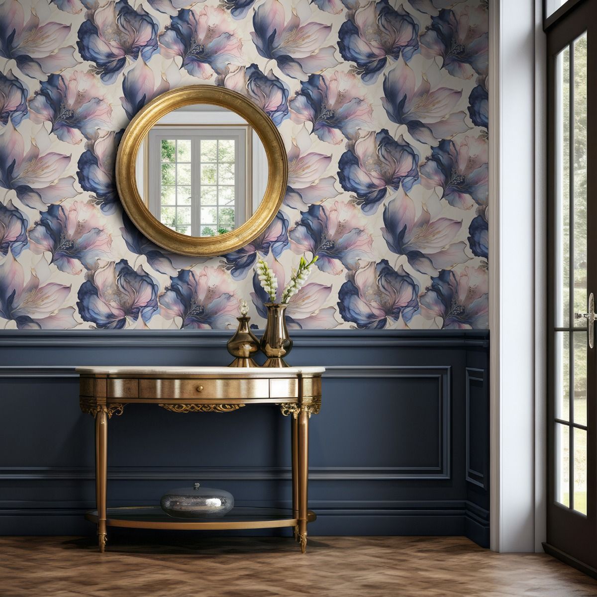 Elysian Floral Wallpaper - Multi - Muriva