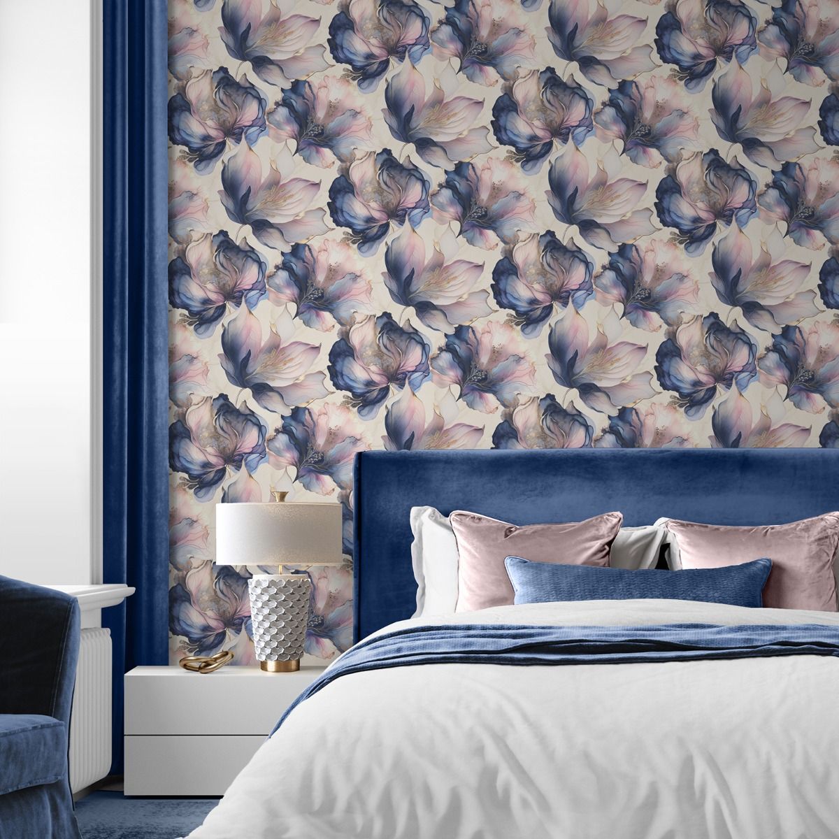Elysian Floral Wallpaper - Multi - Muriva
