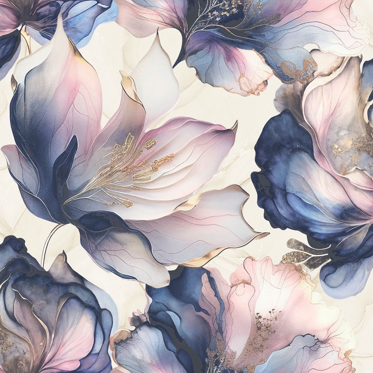 Elysian Floral Wallpaper - Multi - Muriva
