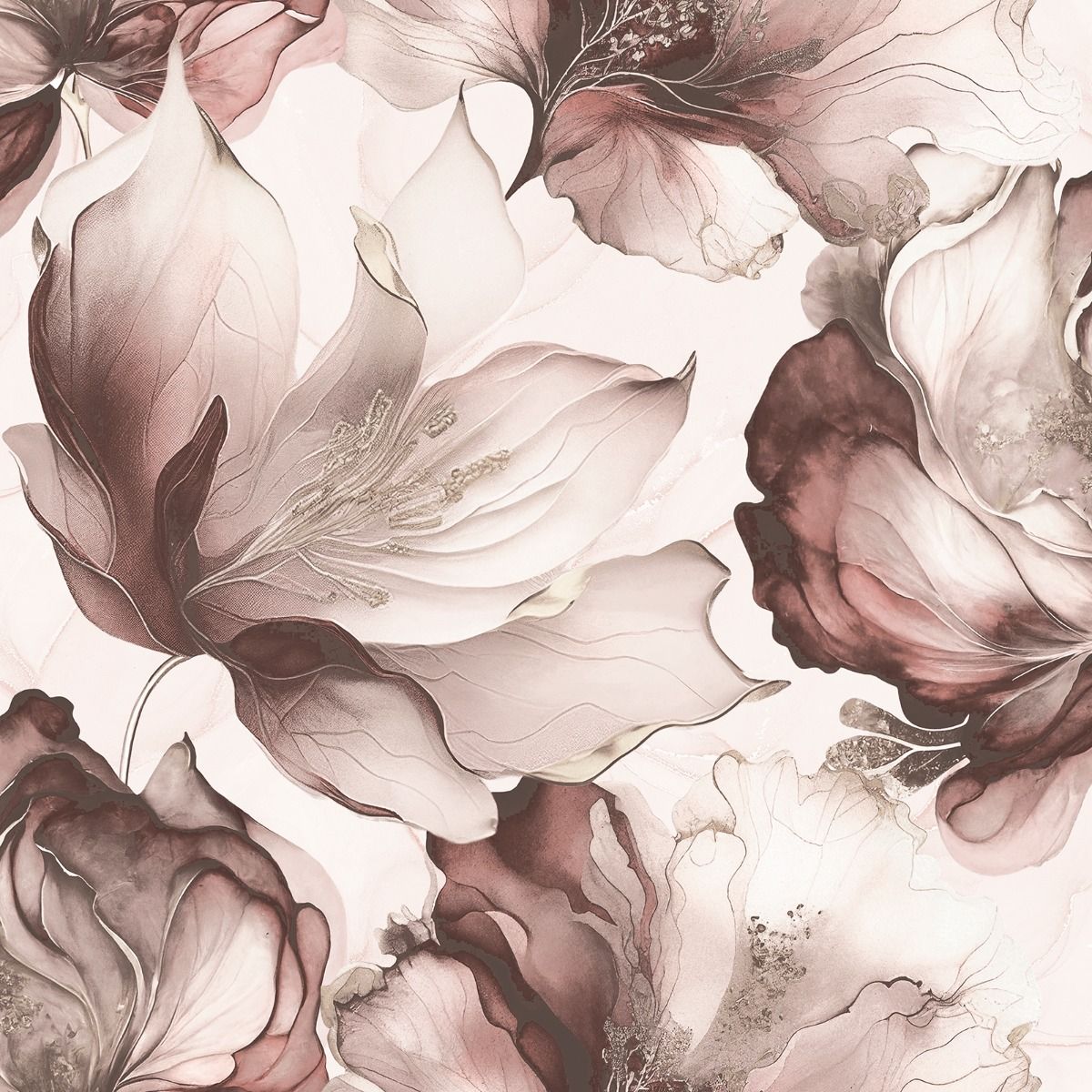 Elysian Floral Wallpaper - Pink - Muriva