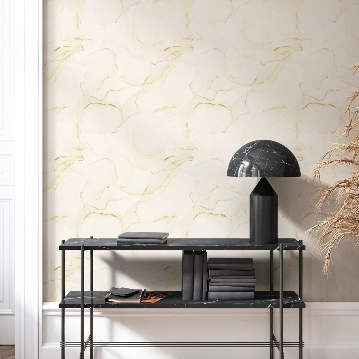 Elysian Marble Wallpaper - Cream - Muriva