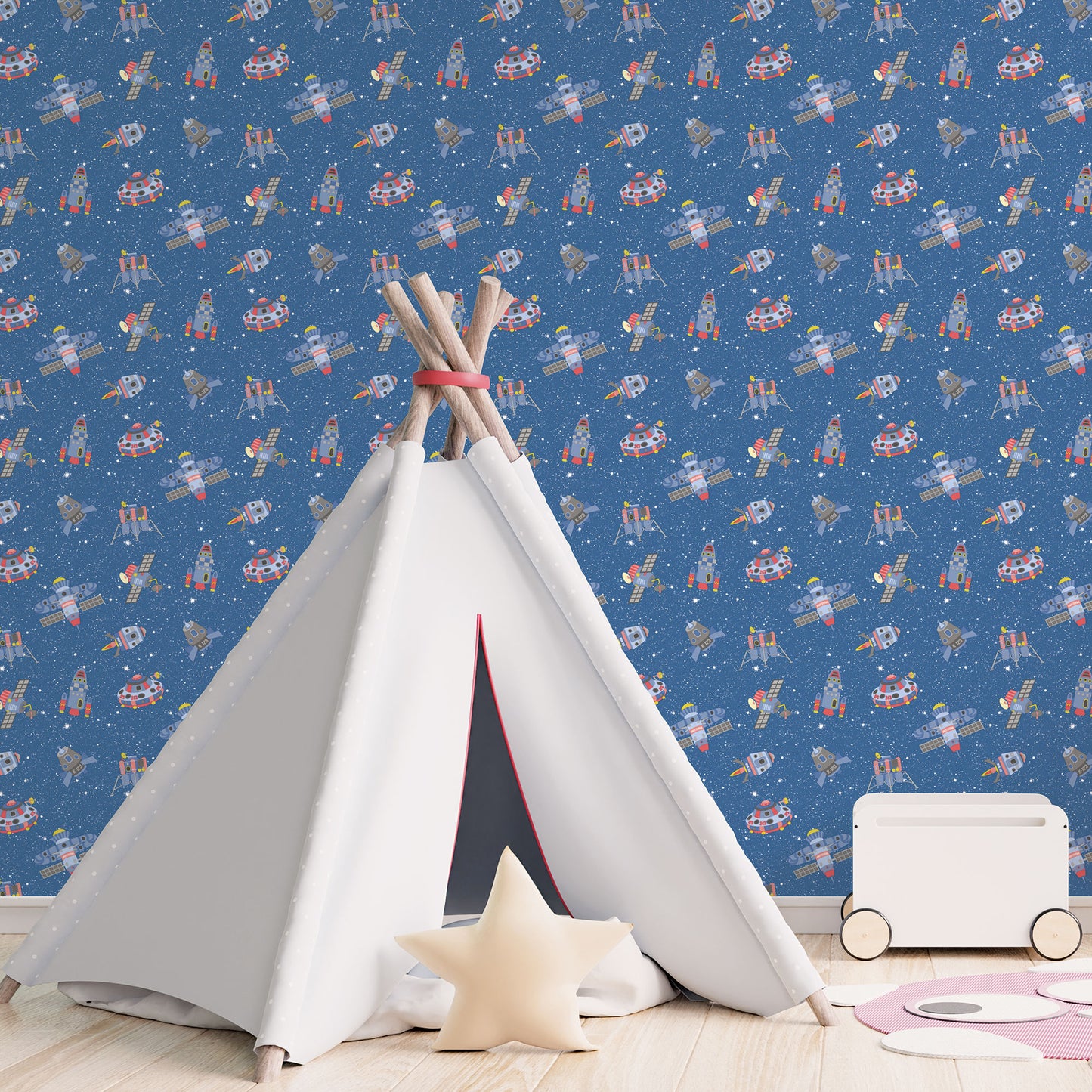 Tiny Tots 2 Spaceships Wallpaper