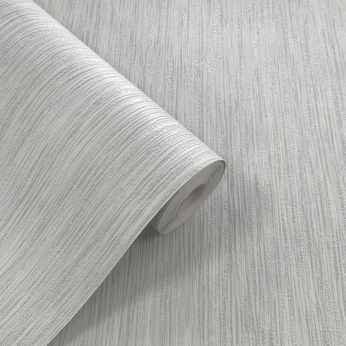 Hudson Texture Wallpaper - Grey - Muriva