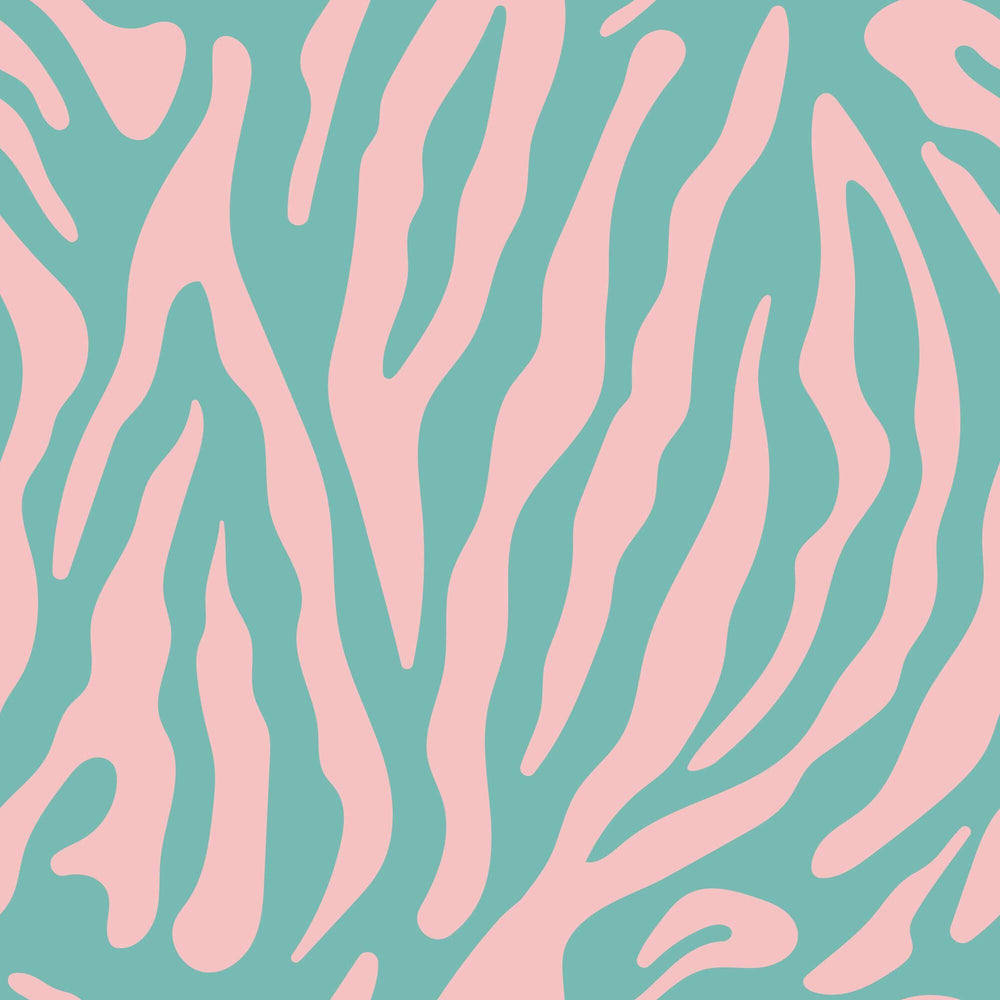 LH900028 - Good Vibrations Wallpaper - Candy Pink & Mint - Lust Home