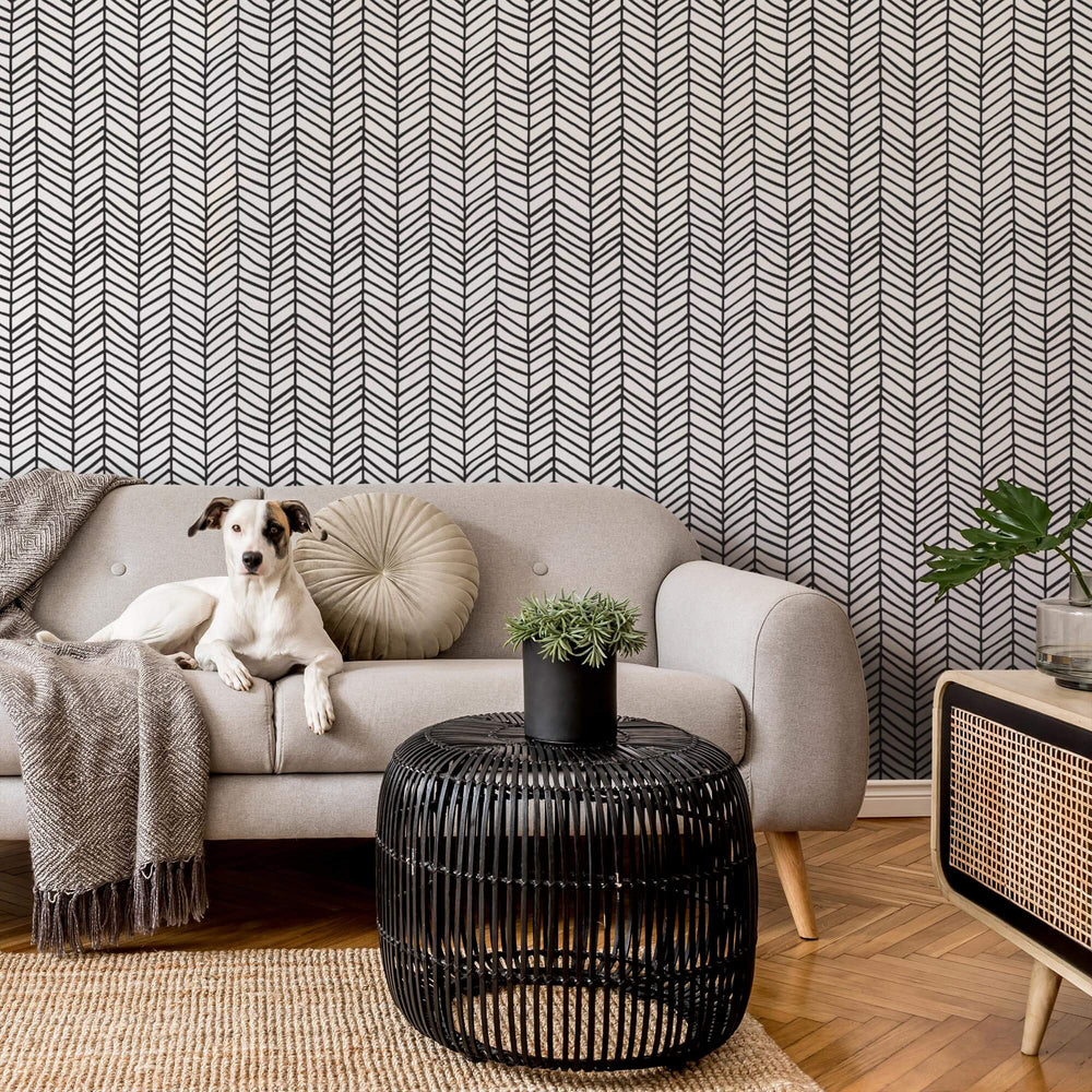 LH900142 - Go Your Own Way Wallpaper - Monochrome - Lust Home