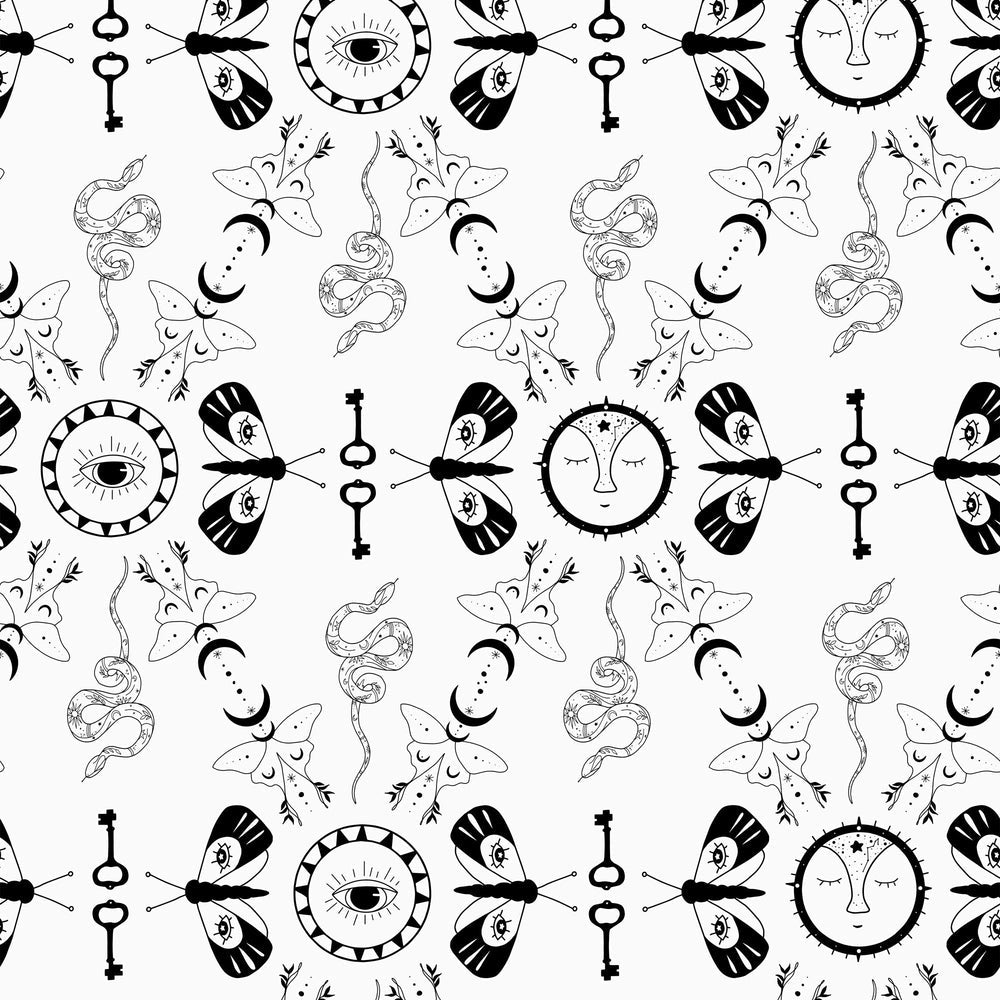 LH900328 - Spellbound Wallpaper - Monochrome - Lust Home