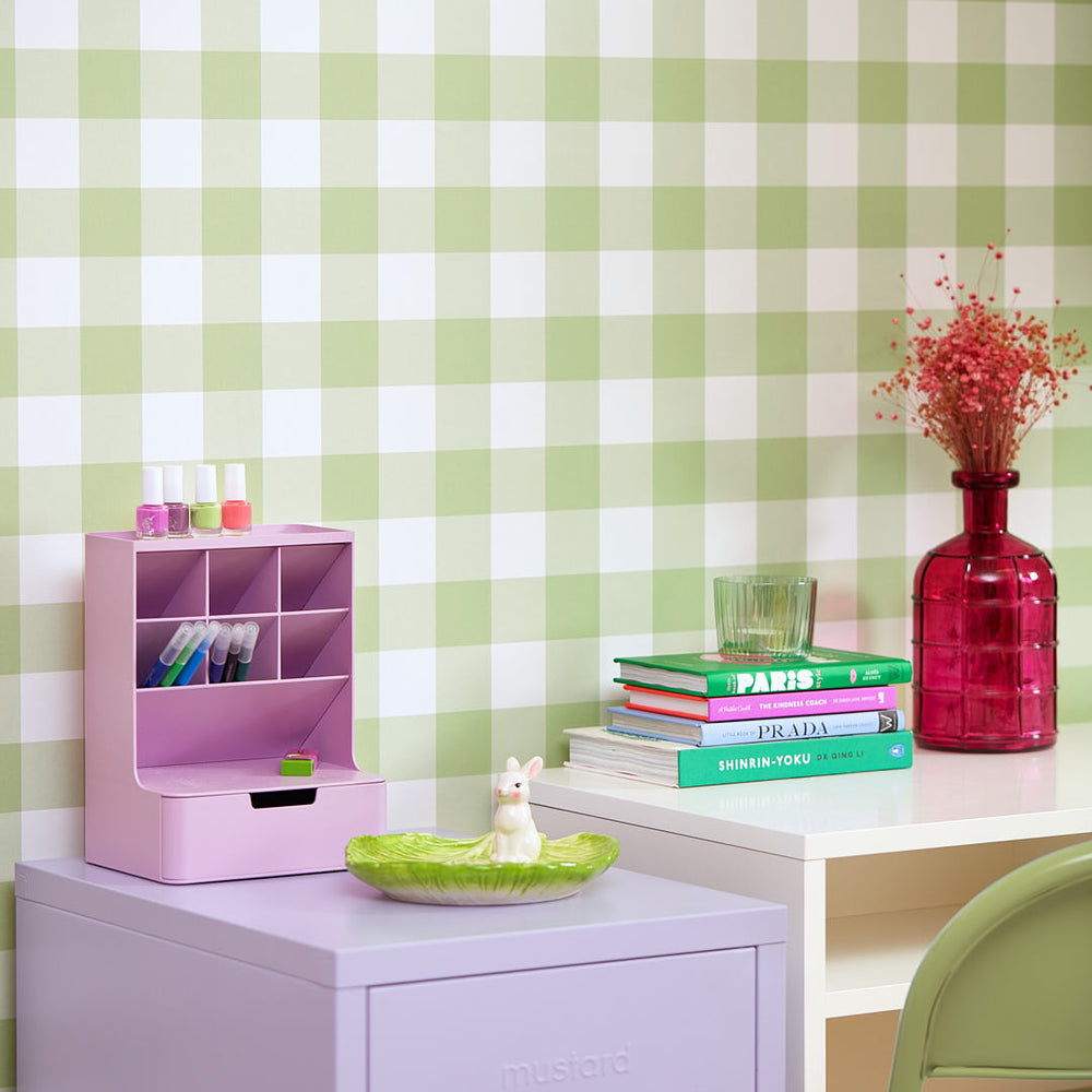 LH900430 - Picnic in the Park Wallpaper - Grass Green - Lust Home