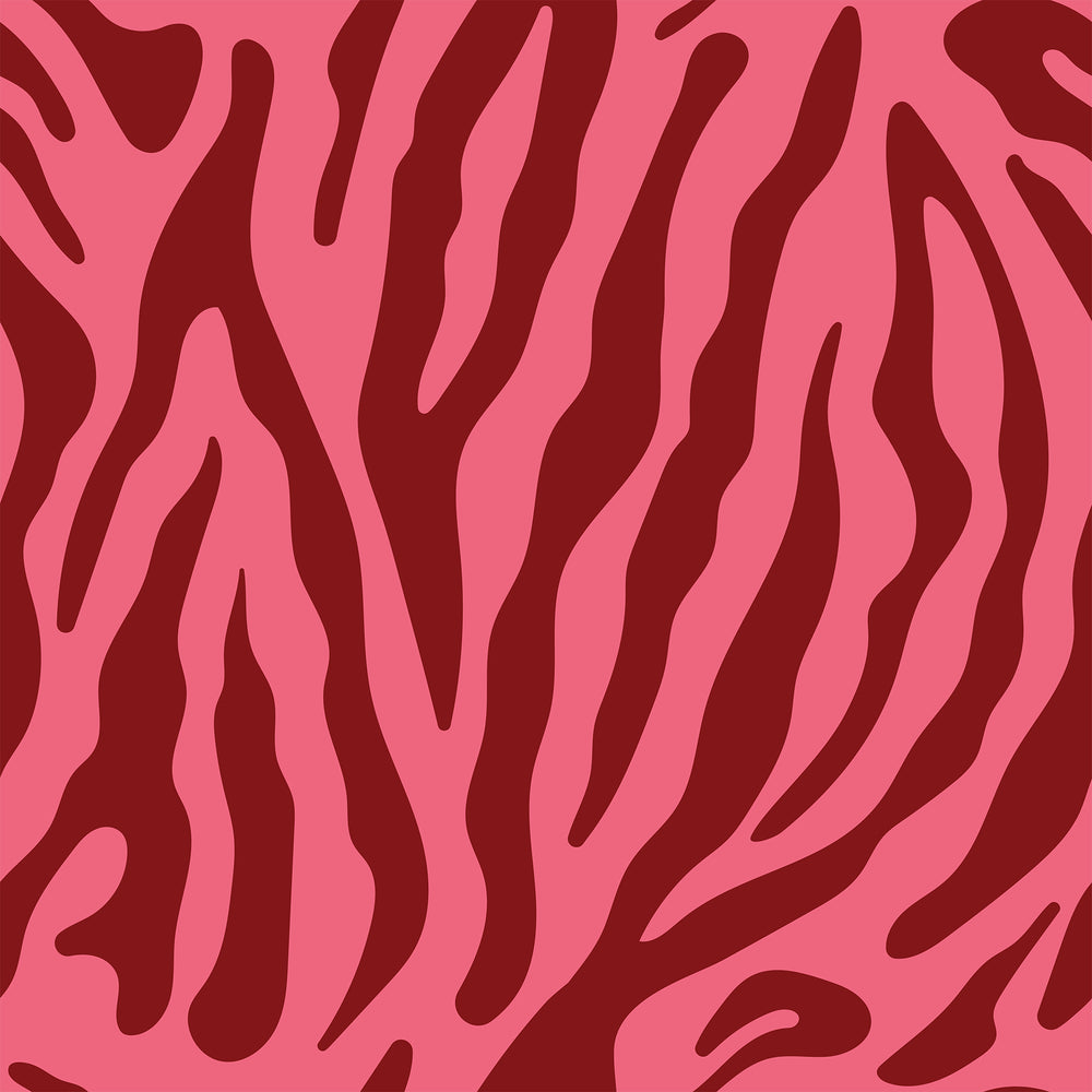 LH900438 - Good Vibrations Wallpaper - Cherry Red & Lychee - Lust Home