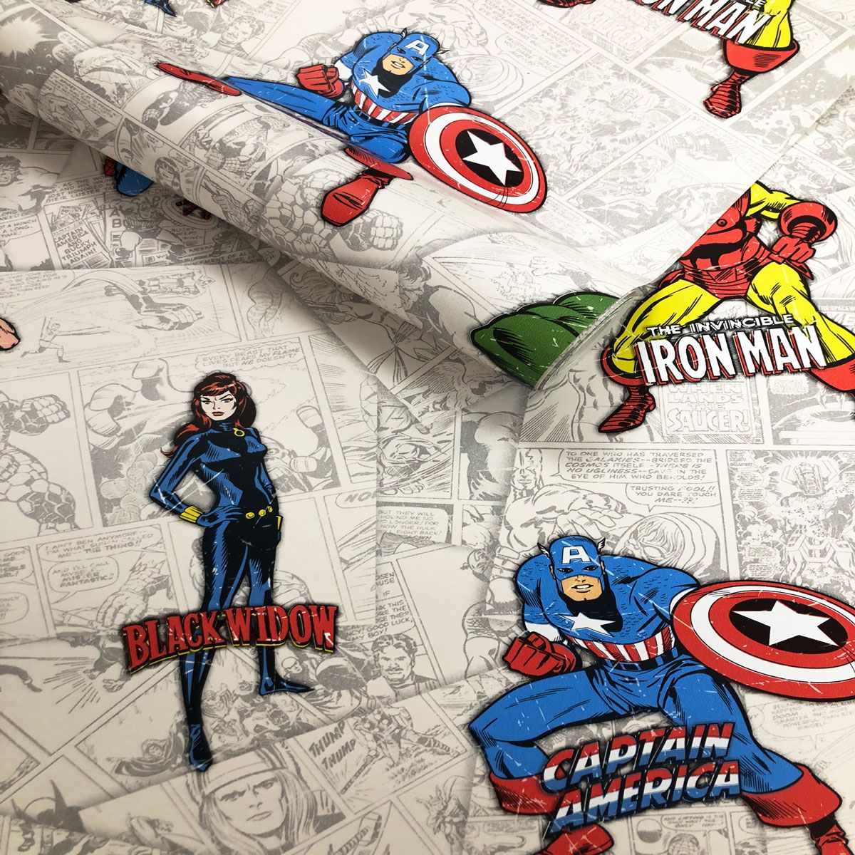 Marvel Heroes Wallpaper - Multi - Muriva