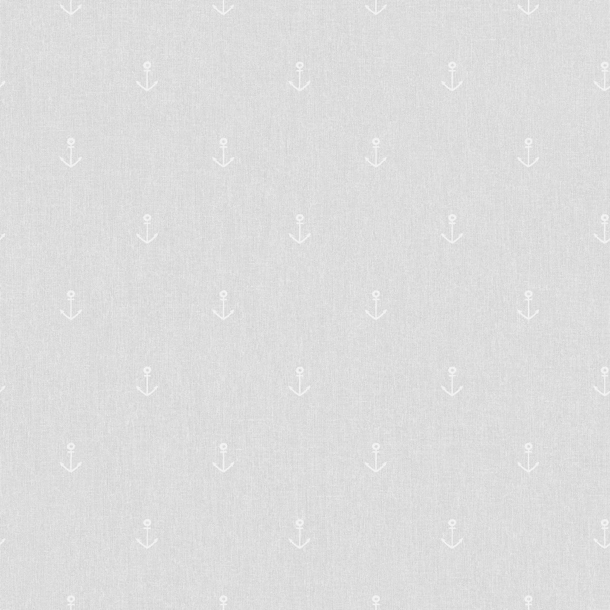 My Kingdom Anchors Aweigh Wallpaper - Grey - Muriva