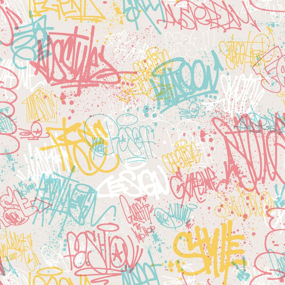 My Kingdom Sketched Wallpaper - Multi - Muriva