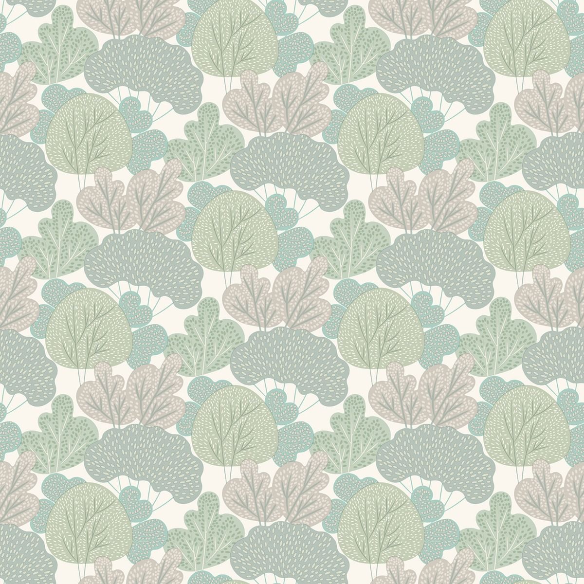 My Kingdom Wood Grove Wallpaper - Green - Muriva