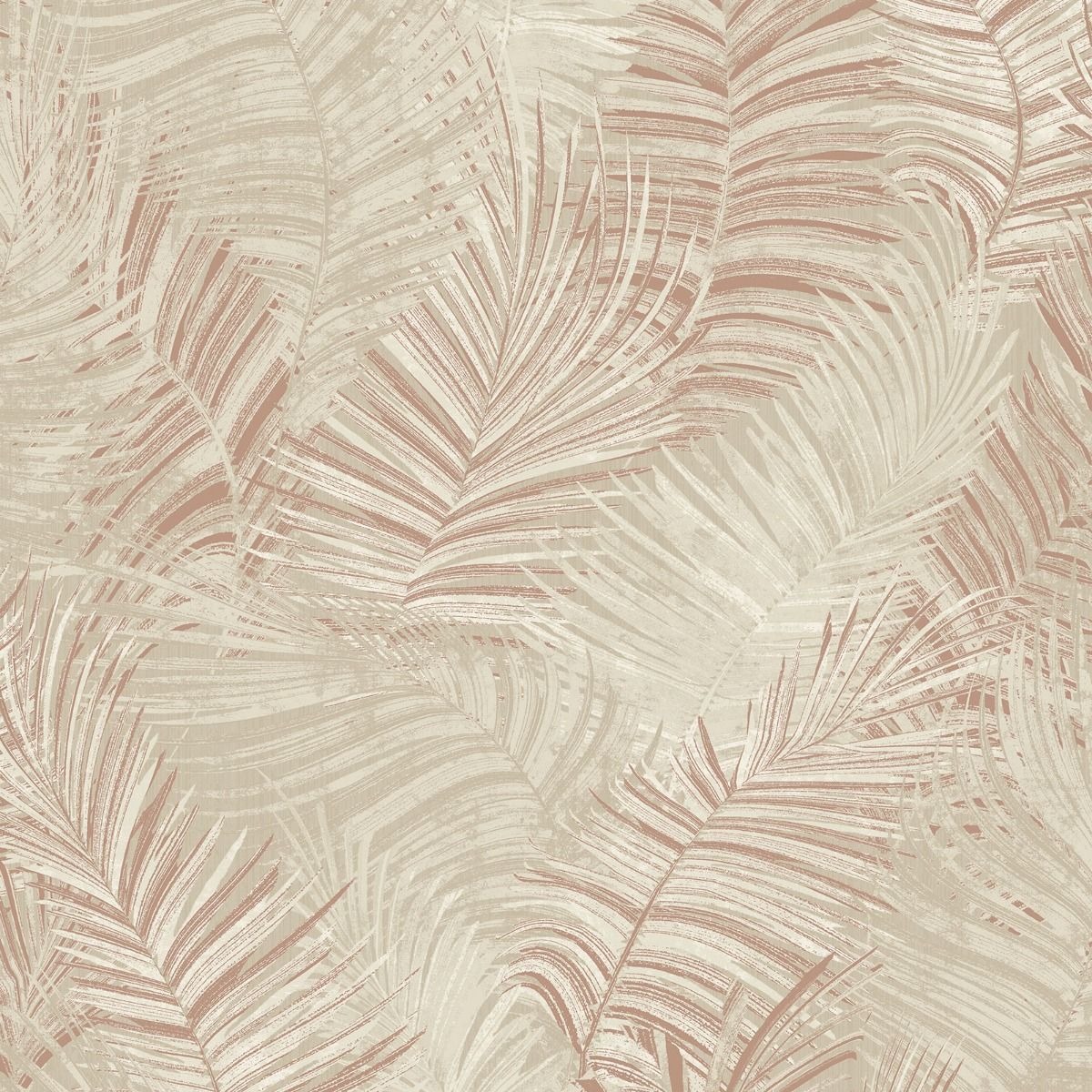 Odyssee Areca Leaf Wallpaper - Cream - Muriva