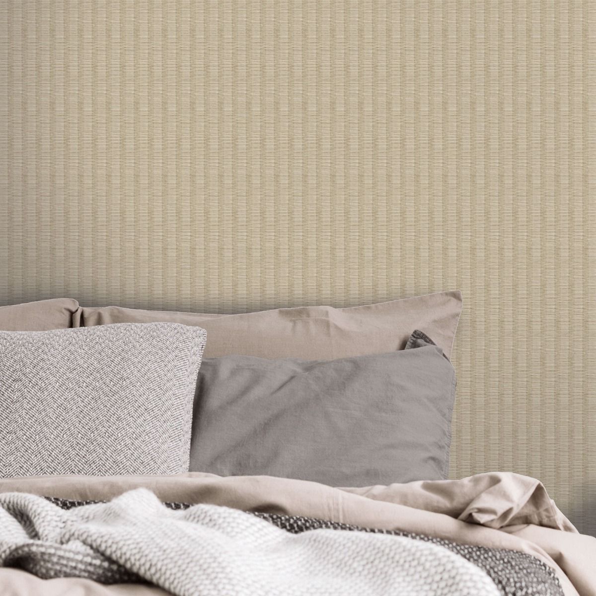 Odyssee Nestra Texture Wallpaper - Beige - Muriva