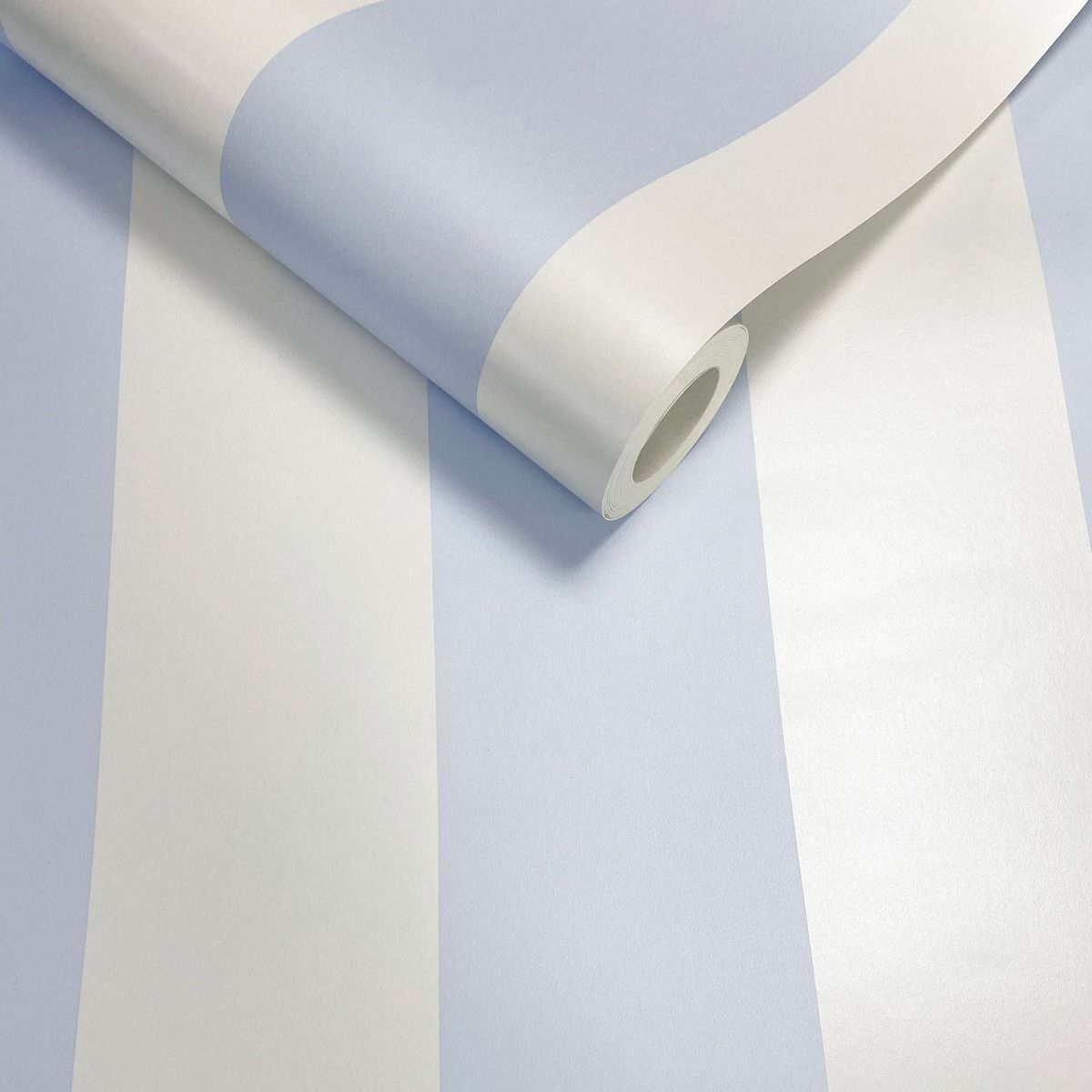 Sassy B Stripe Tease Wallpaper - Blue - Muriva