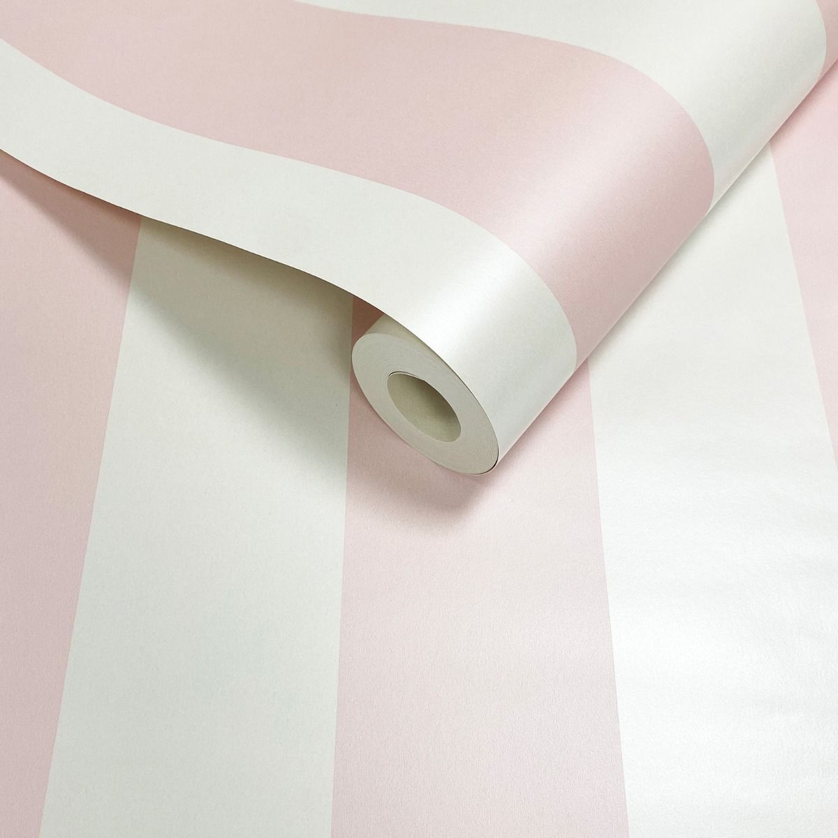 Sassy B Stripe Tease Wallpaper - Pink - Muriva