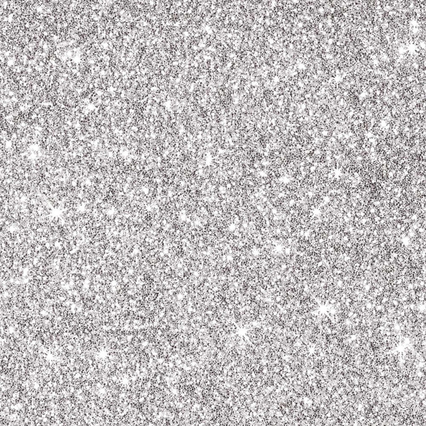 Textured Sparkle Glitter Effect Wallpaper - Silver - Muriva