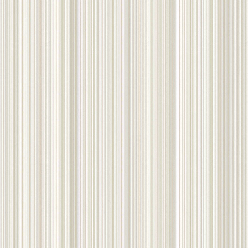 Venezia Stripe Texture Wallpaper - Natural / Gold - Muriva